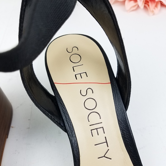 Sole Society Kiah ‑ Black ‑ Wedge sandals  - Picture 7 of 7